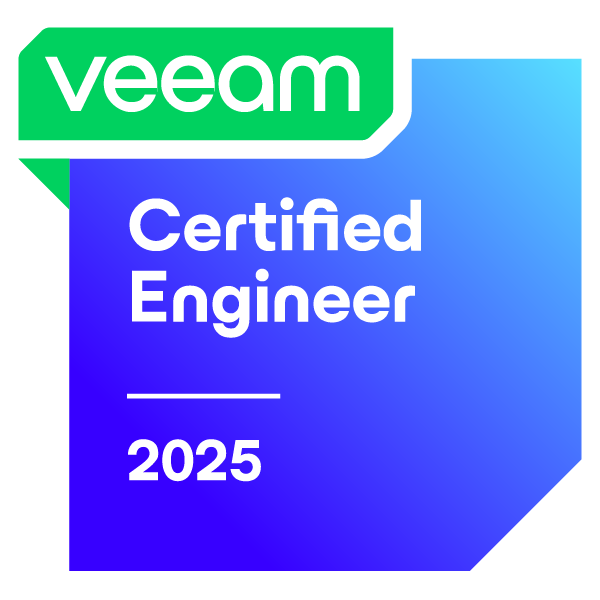 Badge Veeam — Certified Engineer — VMCE